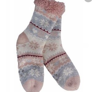Sherpa Knit Slipper Socks